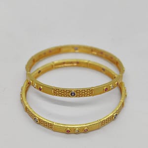 1 Pair Bangle – Kadali - imitation Gold bangles