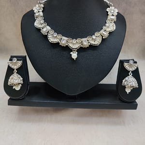Silver Necklace Imitation Jewellery
