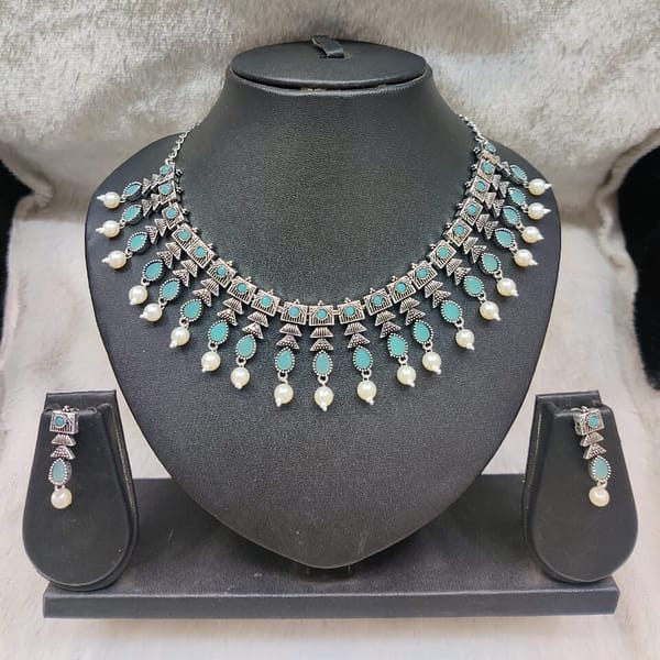 Silver Necklace Imitation Jewellery