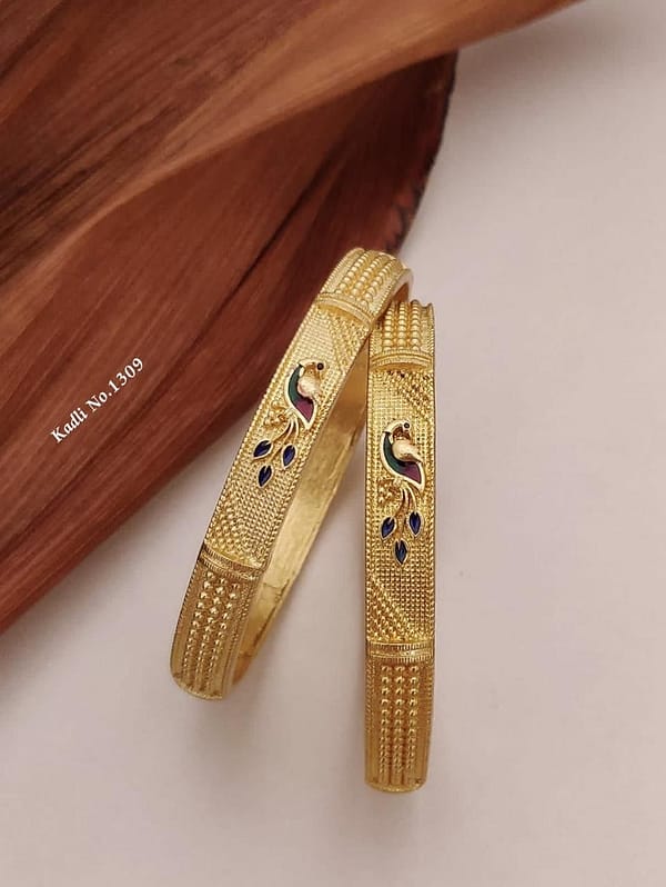 1 Pair Bangle – Kadali - Imitation Jewellery