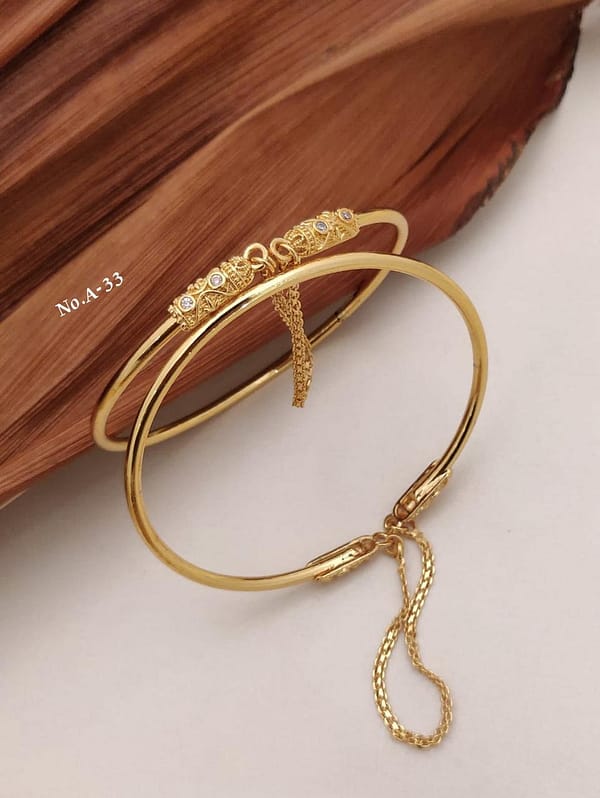1 Pair Bangle – Kadali - Imitation Jewellery