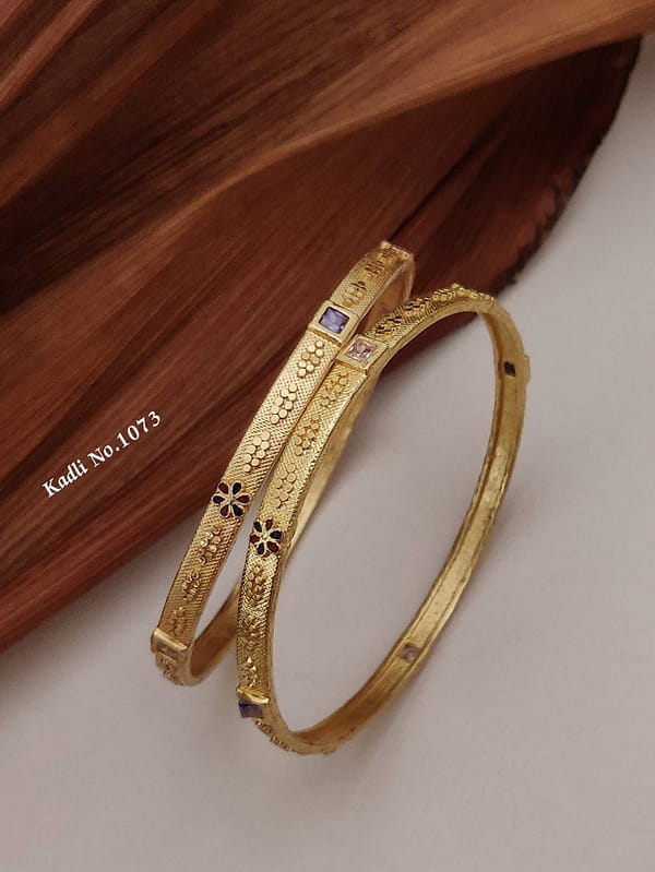 1 Pair Bangle – Kadali - Imitation Jewellery