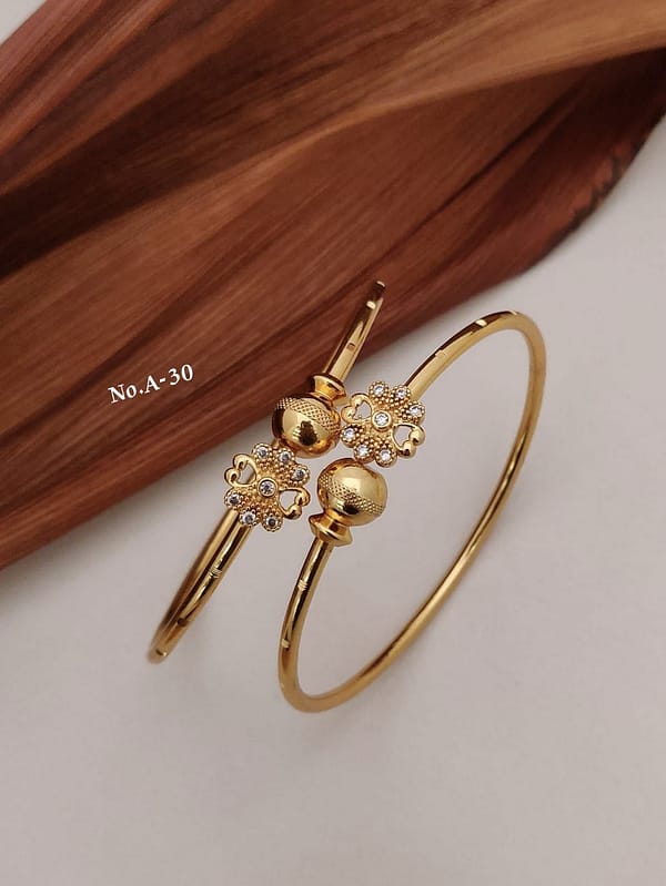 1 Pair Bangle – Kadali - Imitation Jewellery