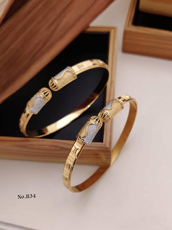 1 Pair Bangle – Kadali - Imitation Jewellery