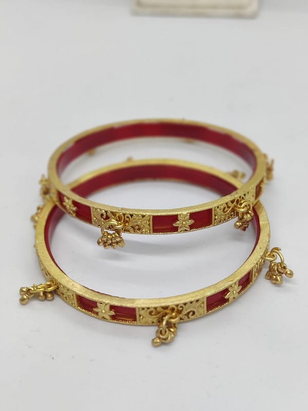 1 Pair Bangle – Kadali - imitation Gold bangles