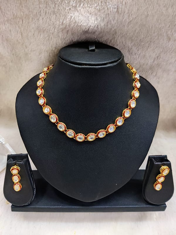 Kundan Necklace Imitation Jewellery