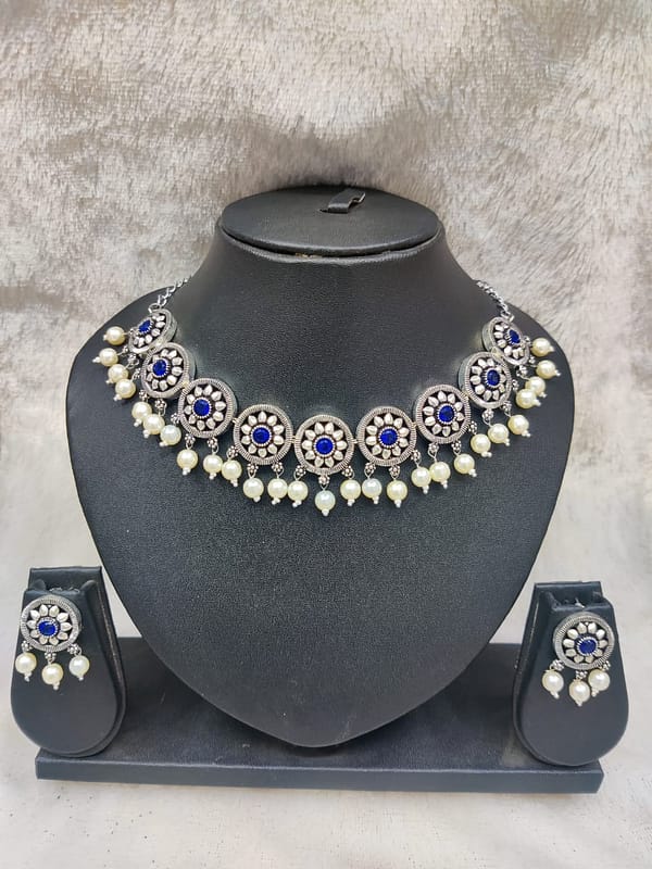 Silver Necklace Imitation Jewellery