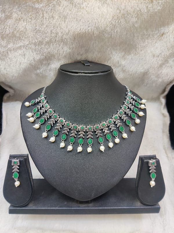 Silver Necklace Imitation Jewellery