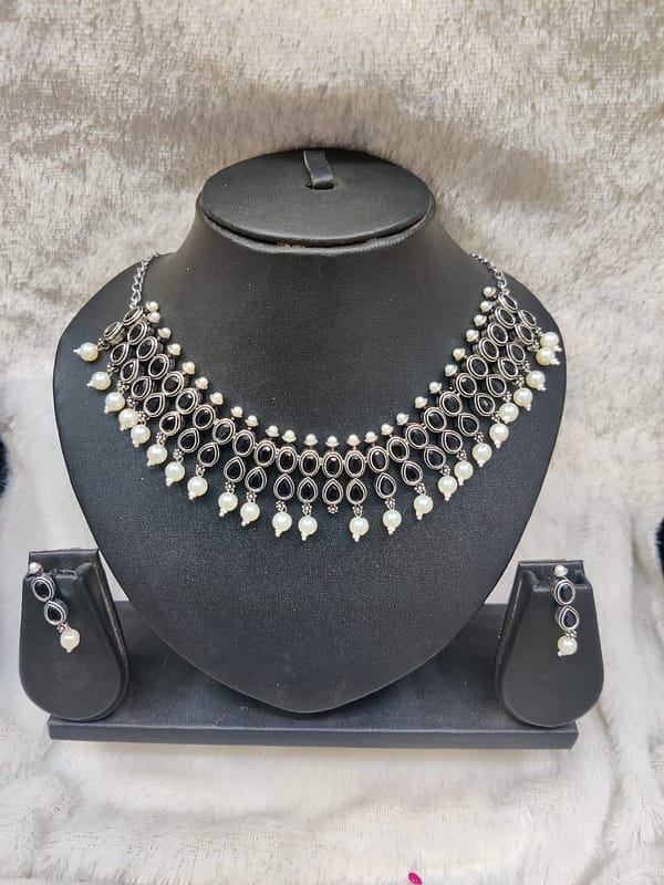 Silver Necklace Imitation Jewellery