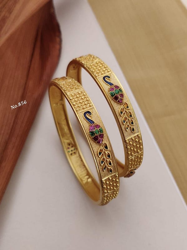 1 Pair Bangle – Kadali - Imitation Jewellery